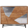 Industrial Wooden Drawer Cabinet GREYASH ALU