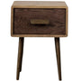 Vintage Wooden Side Table HAMMER BRASS