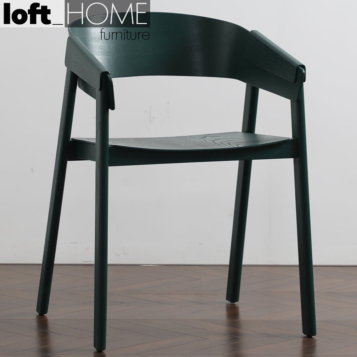 Scandinavian Wood Dining Chair SIMONE Detail 16