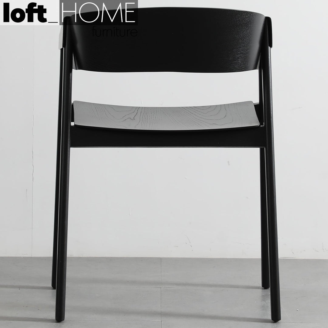 Scandinavian Wood Dining Chair SIMONE Detail 46