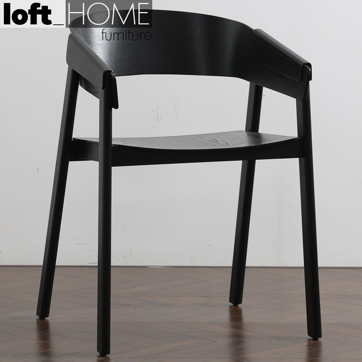 Scandinavian Wood Dining Chair SIMONE Detail 44