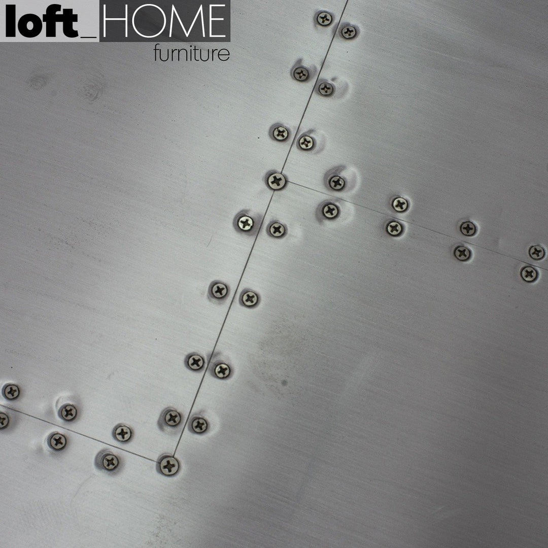 Industrial Aluminium Study Table AIRCRAFT Close-up