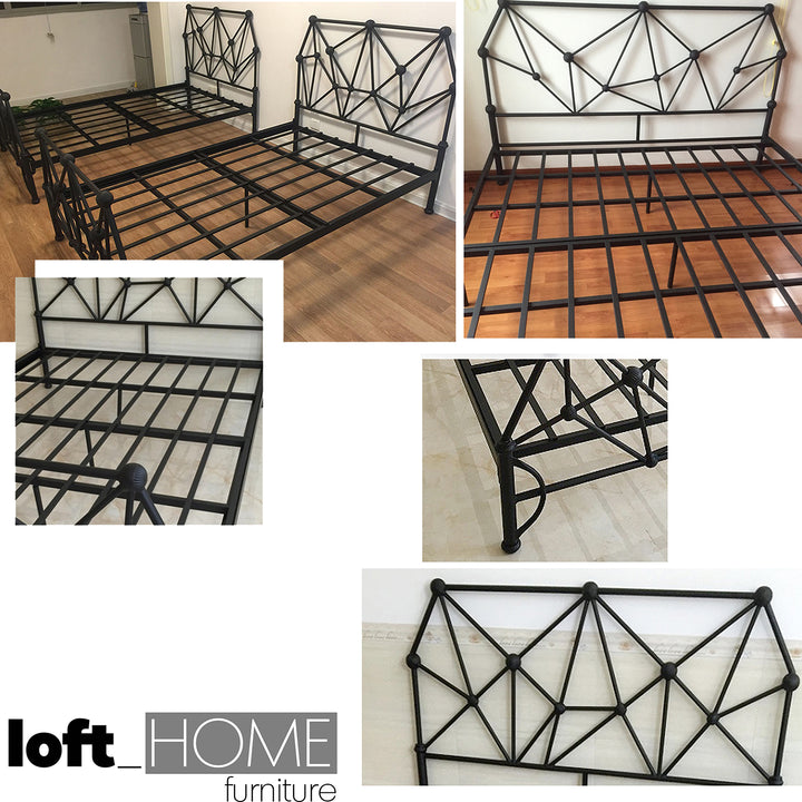Industrial steel bed spider conceptual design.