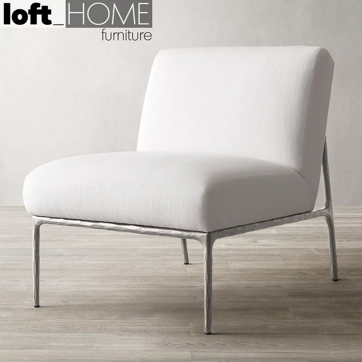Modern Fabric 1 Seater Sofa THADDEUS ARMLESS Life Style
