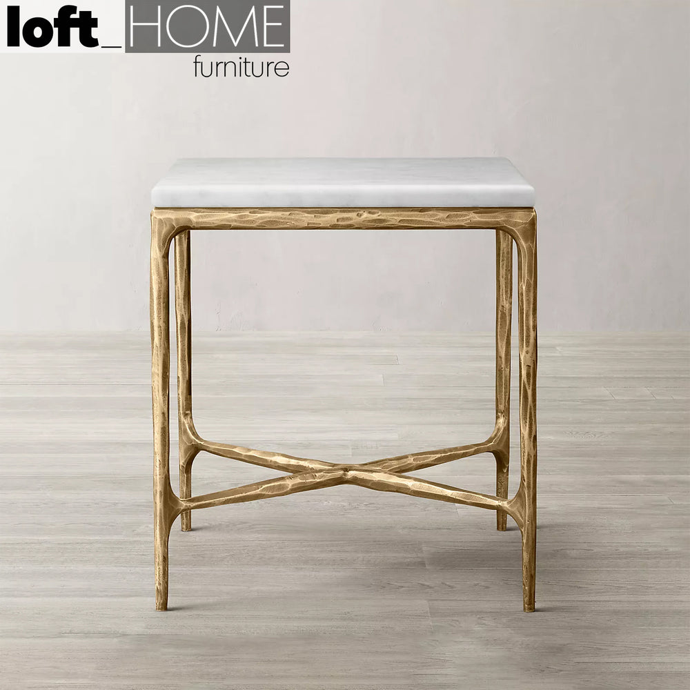 Modern Marble Side Table THADDEUS SQUARE Primary Product