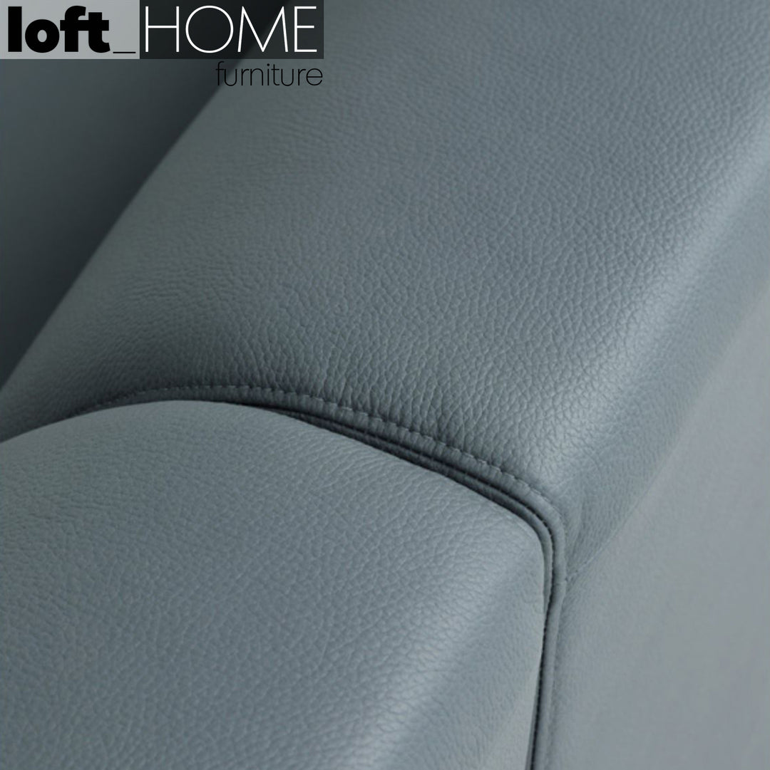 Modern Microfiber Leather 3 Seater Sofa BEAM Panoramic