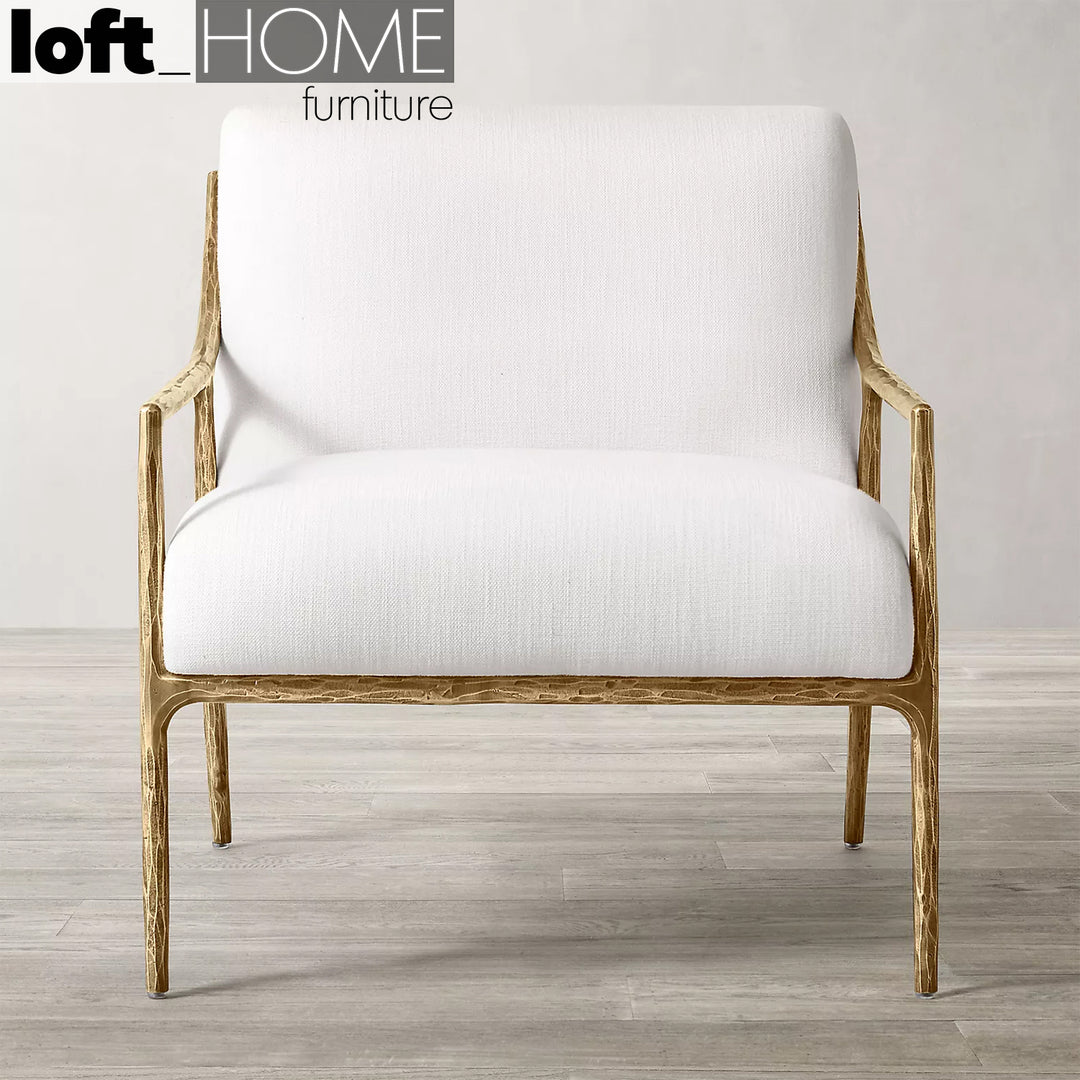 Modern Fabric 1 Seater Sofa THADDEUS SLOPE Detail
