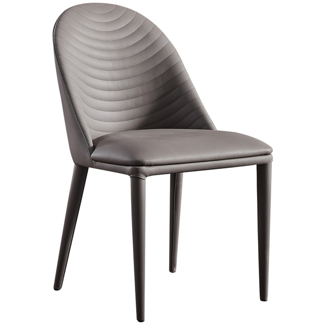 Modern PU Leather Dining Chair SIENNA Layered