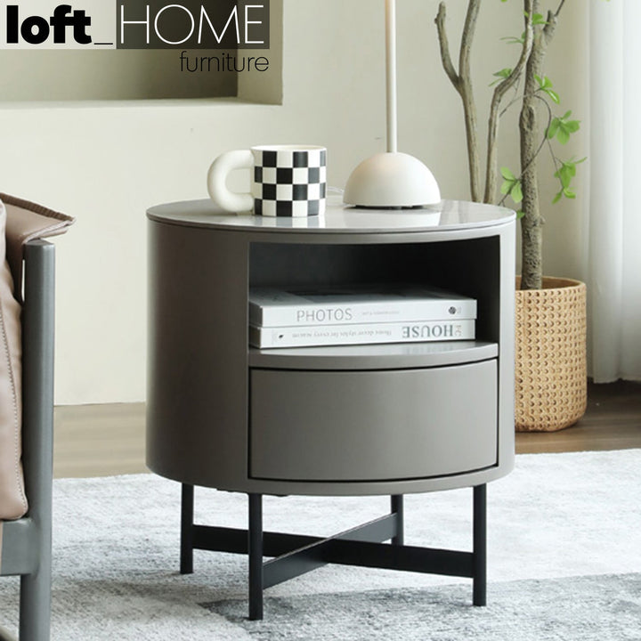Modern Sintered Stone Side Table ROSA Primary Product