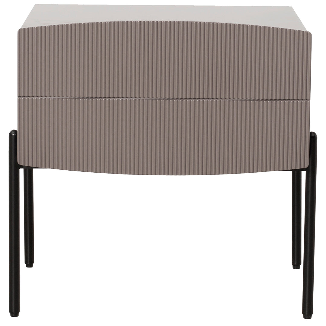 Modern Plywood Side Table LAURE White Background