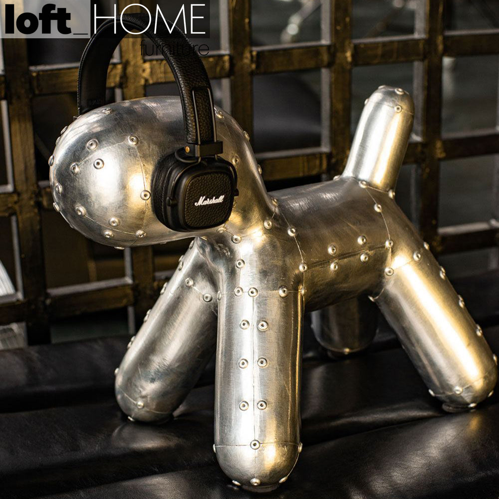 Industrial Aluminium Puppy Dog Decor Primary Product