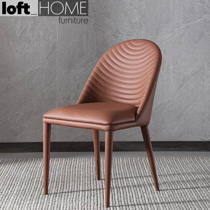 Modern PU Leather Dining Chair SIENNA Primary Product