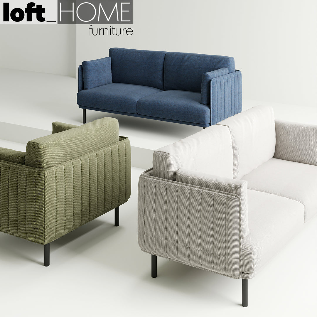 Minimalist Fabric 1 Seater Sofa MUTI Detail