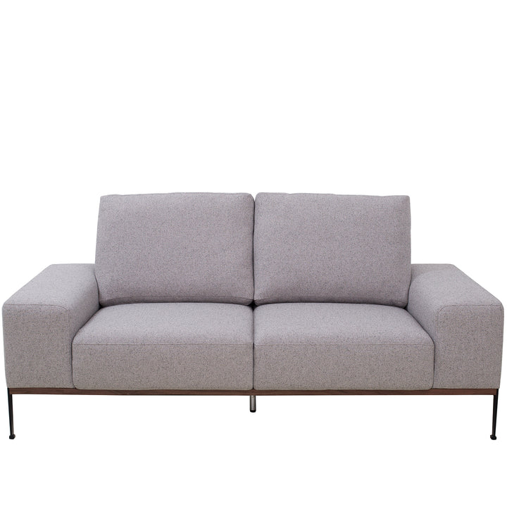 Modern Fabric 2 Seater Sofa HERRON White Background