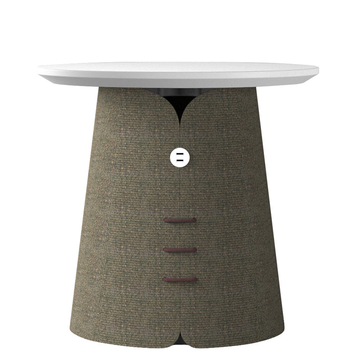 Minimalist Wood Side Table COLLAR In-context
