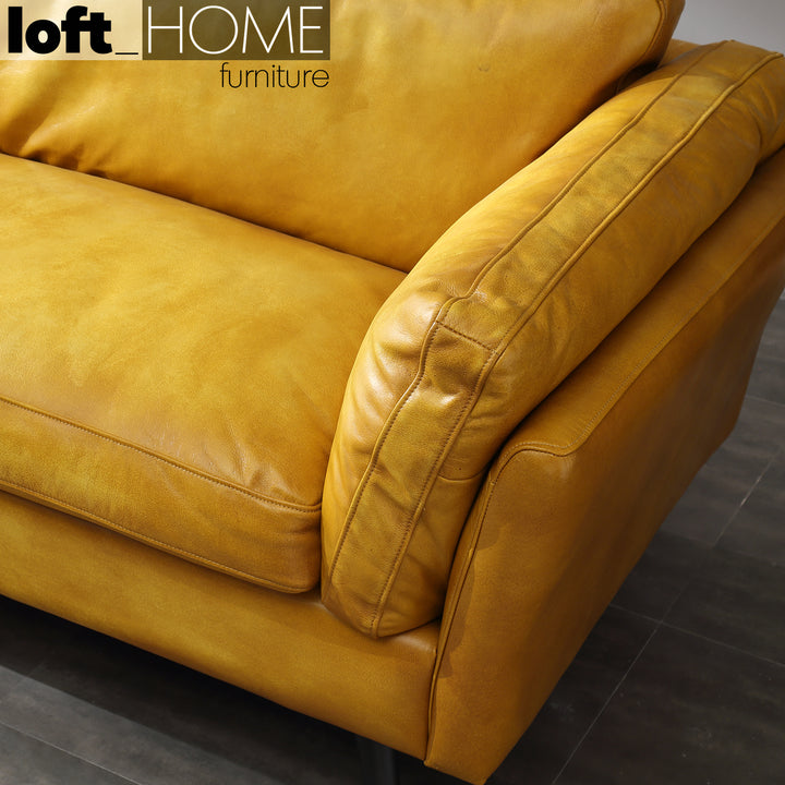 Vintage Genuine Leather 3 Seater Sofa MAGINA Life Style