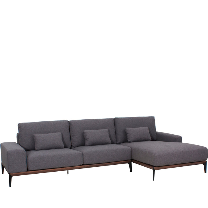 Modern Fabric L Shape Sofa DARIO 3+L Life Style
