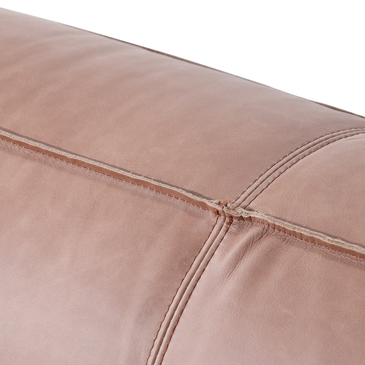 Vintage Genuine Leather Bed Frame ANTIQUE MASTER Detail 1