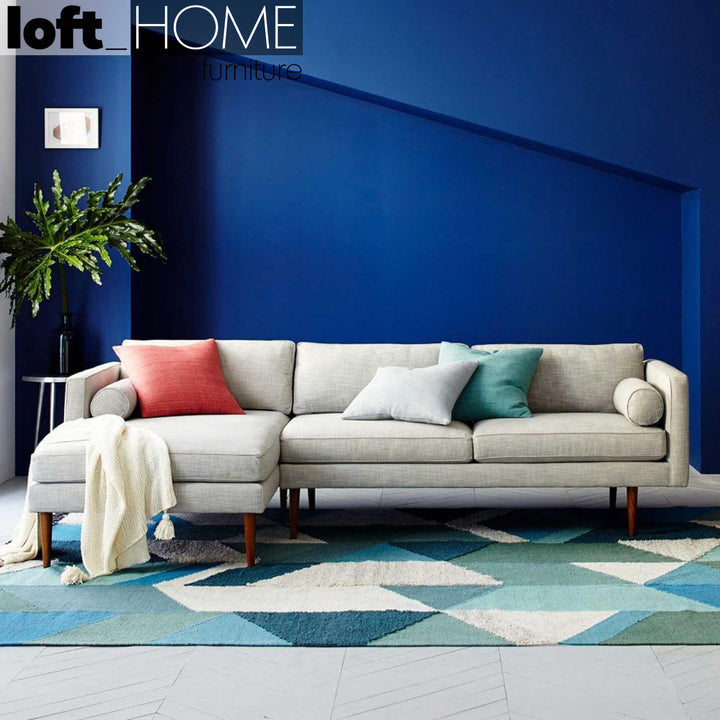 Modern Fabric 3+L Sectional Sofa MONROE Detail