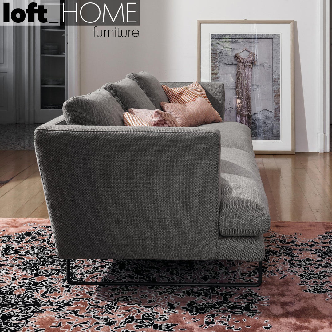 Modern Fabric 3+L Sectional Sofa LARS Situational