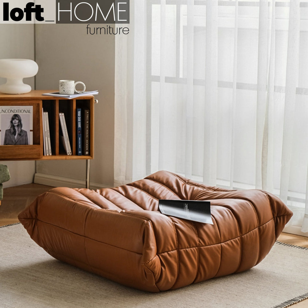 Scandinavian PU Leather Ottoman CATER Primary Product