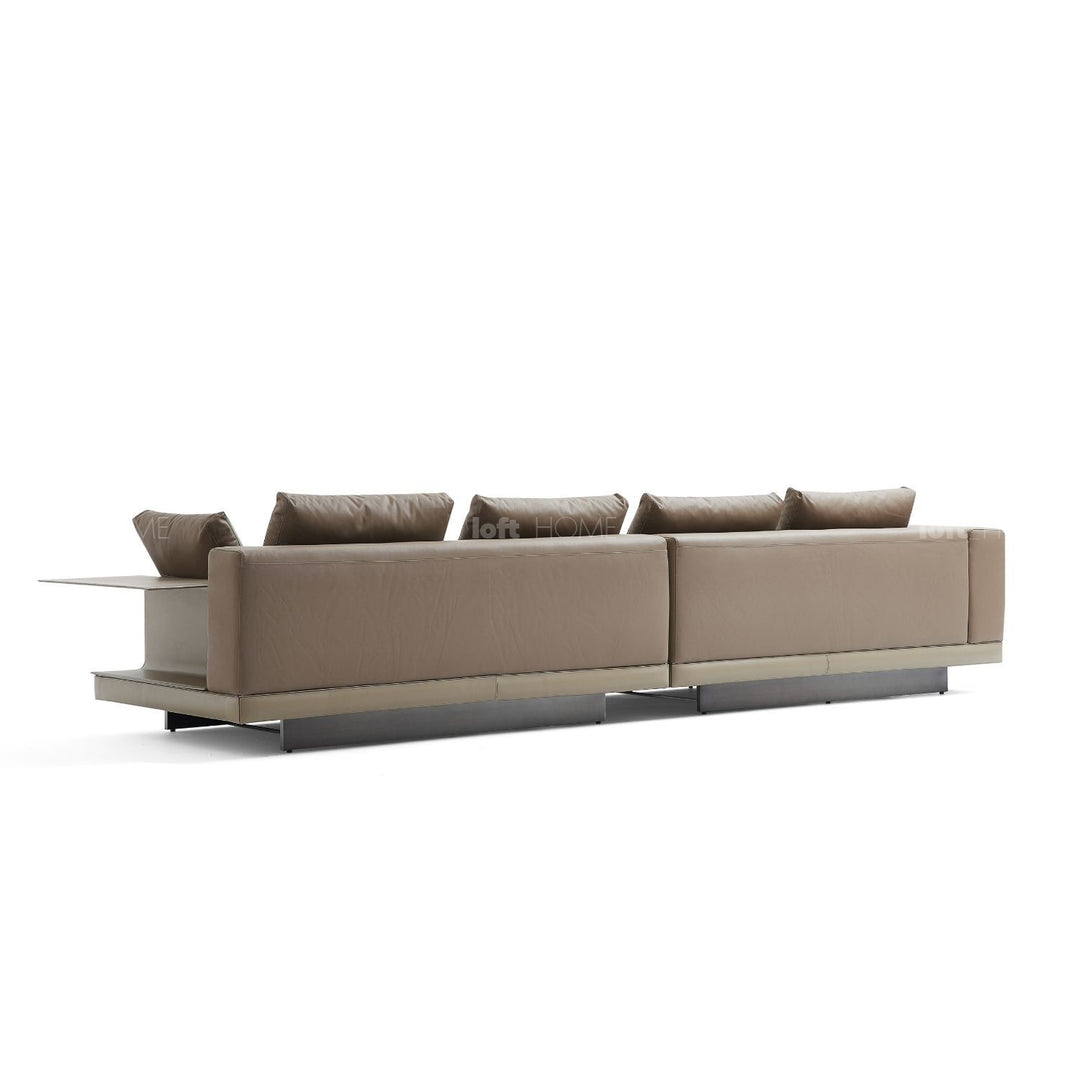 Minimalist Genuine Leather 4 Seater Sofa CONNERY Conceptual