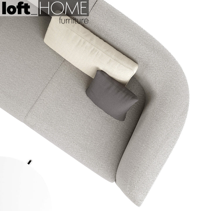 Minimalist Fabric 1 Seater Sofa Low Back KAS Detail