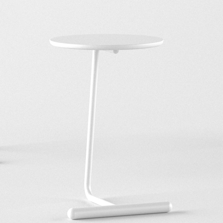 Minimalist Wood Side Table ORIGIN White Background