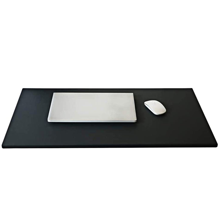 Modern Leather Smooth Desk Mat with Fixation Lip Layered