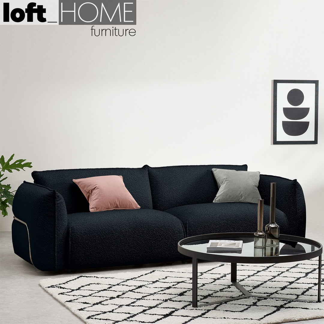 Modern Boucle 3 Seater Sofa DION Detail 3