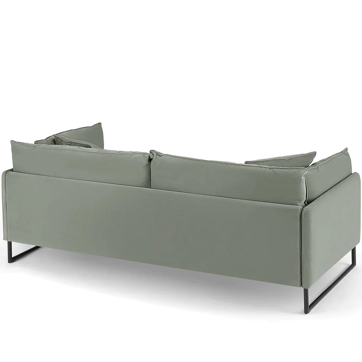 Modern Velvet 3 Seater Sofa MALINI Panoramic