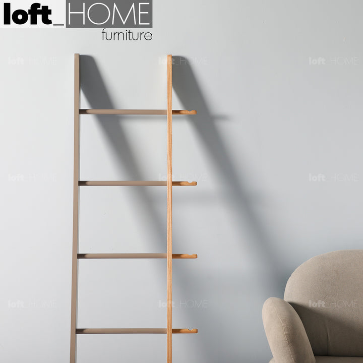 Modern Wood Tower Ladder GONN Still Life
