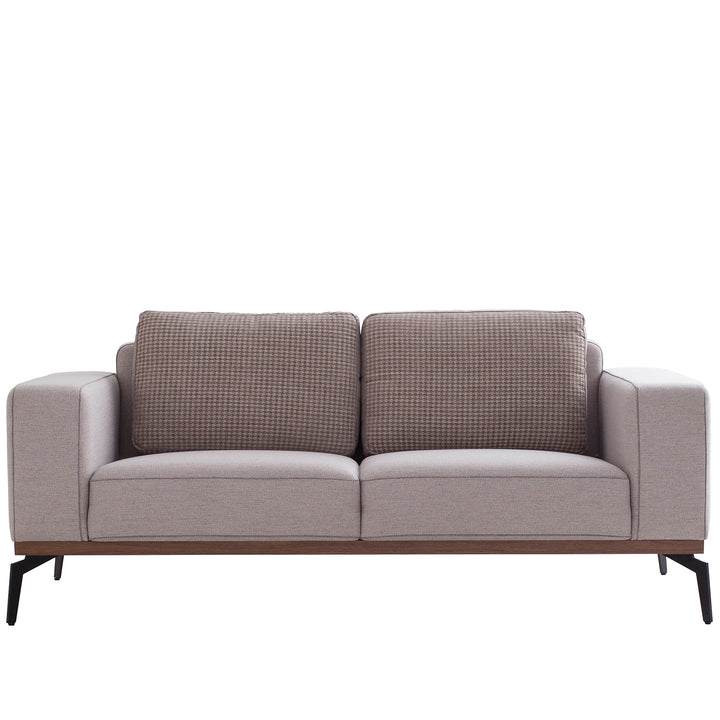Modern Fabric 3 Seater Sofa HARLOW White Background