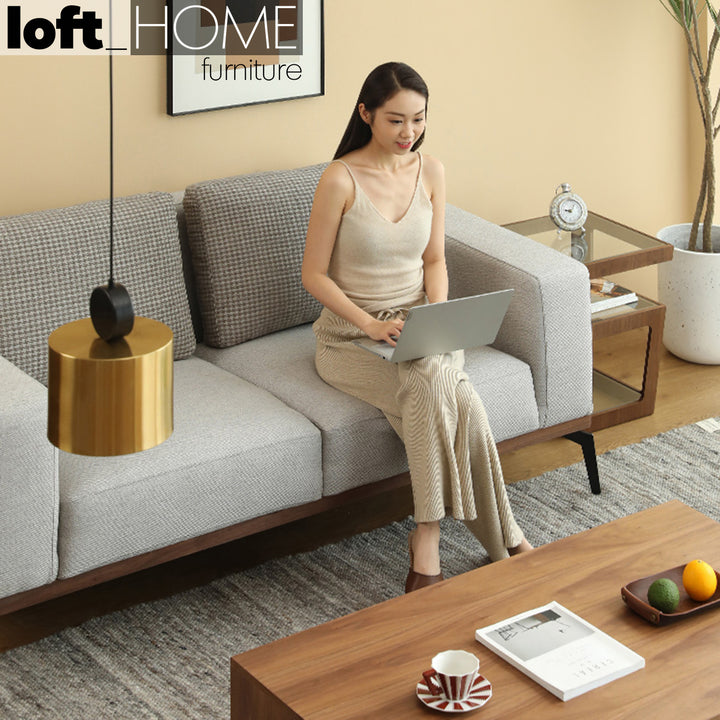 Modern Fabric 2 Seater Sofa HARLOW Life Style