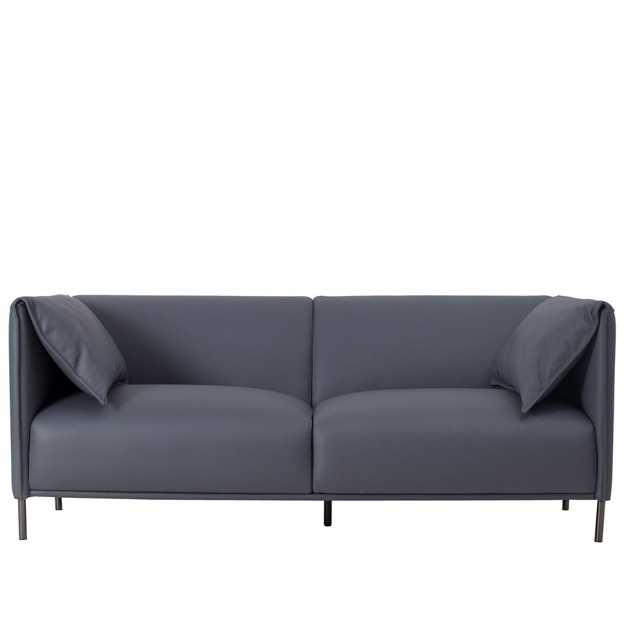 Modern Microfiber Leather 2 Seater Sofa BEAM White Background