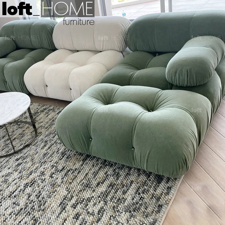 Contemporary Fabric 1 Seater Sofa CAMALEONDA Panoramic