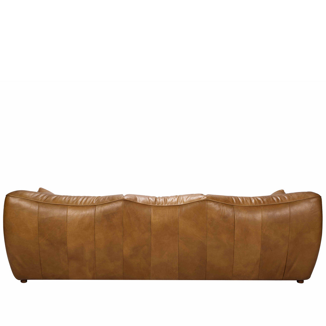 Vintage Genuine Leather 3 Seater Sofa BEANBAG Conceptual