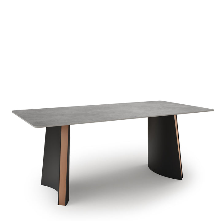Modern Sintered Stone Dining Table SAWYER Environmental
