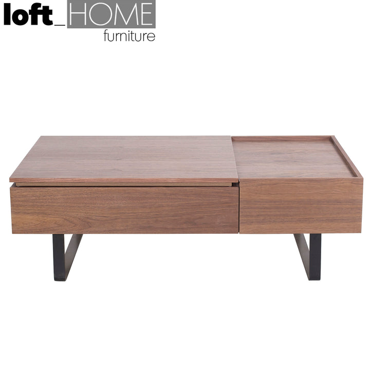 Modern Plywood Lift Top Coffee Table LUCA Detail