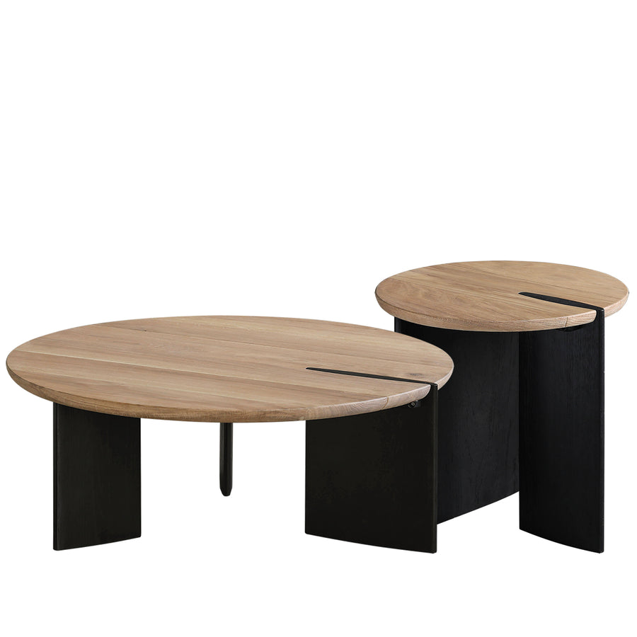 Scandinavian Wood Coffee Table SHONA White Background