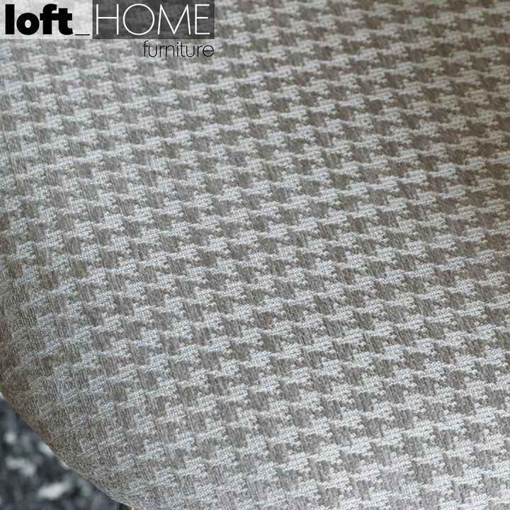 Modern Fabric Dining Chair HOUNDSTOOTH Color Swatch