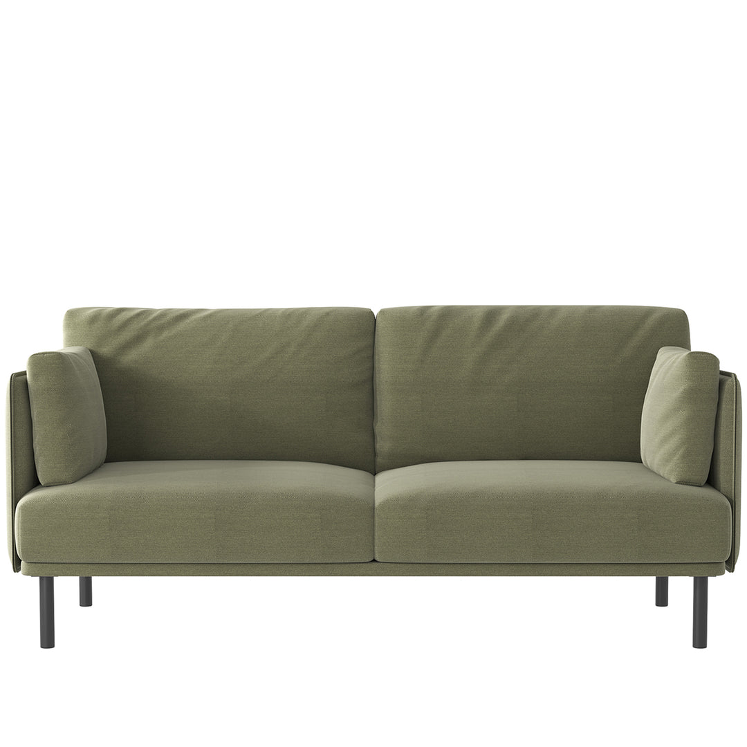 Minimalist Fabric 3 Seater Sofa MUTI White Background