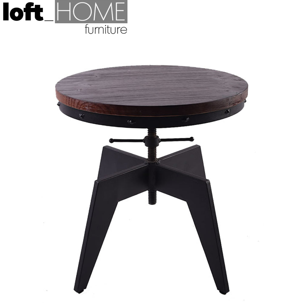 Industrial Wood Coffee Table HEIGHT ADJUSTABLE Primary Product