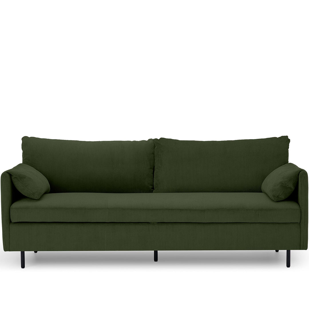 Modern Velvet Sofa Bed HITOMI White Background