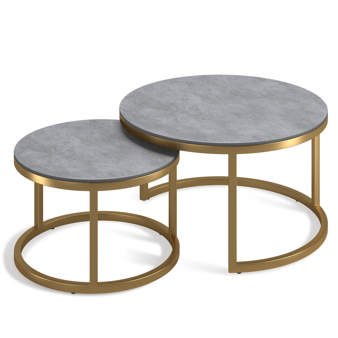 Modern Sintered Stone Coffee Table GOLD Environmental