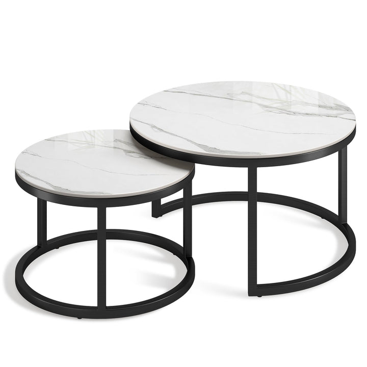 Modern Sintered Stone Coffee Table BLACK Conceptual