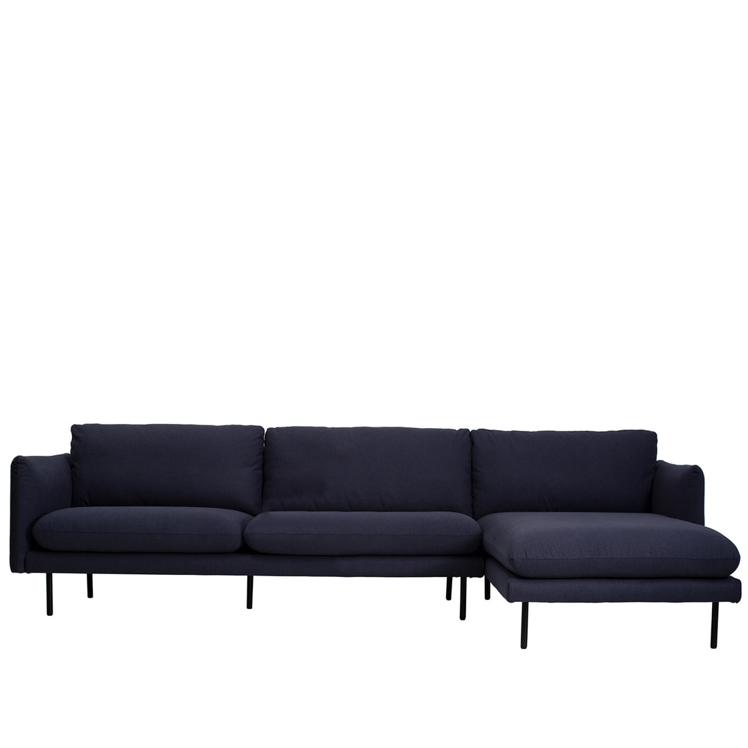 Modern Microfiber Leather L Shape Sofa MIRO 3+L Situational
