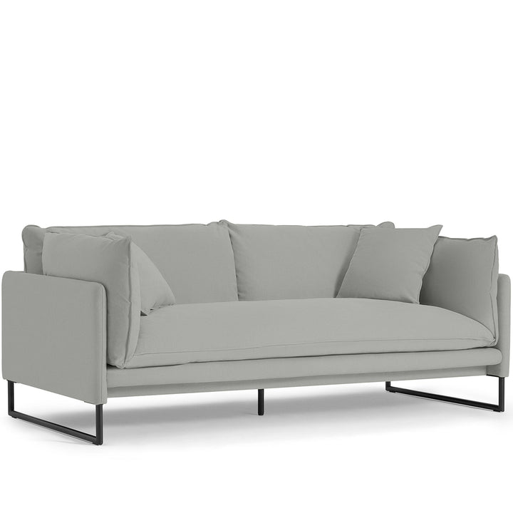 Modern Linen 3 Seater Sofa MALINI Panoramic