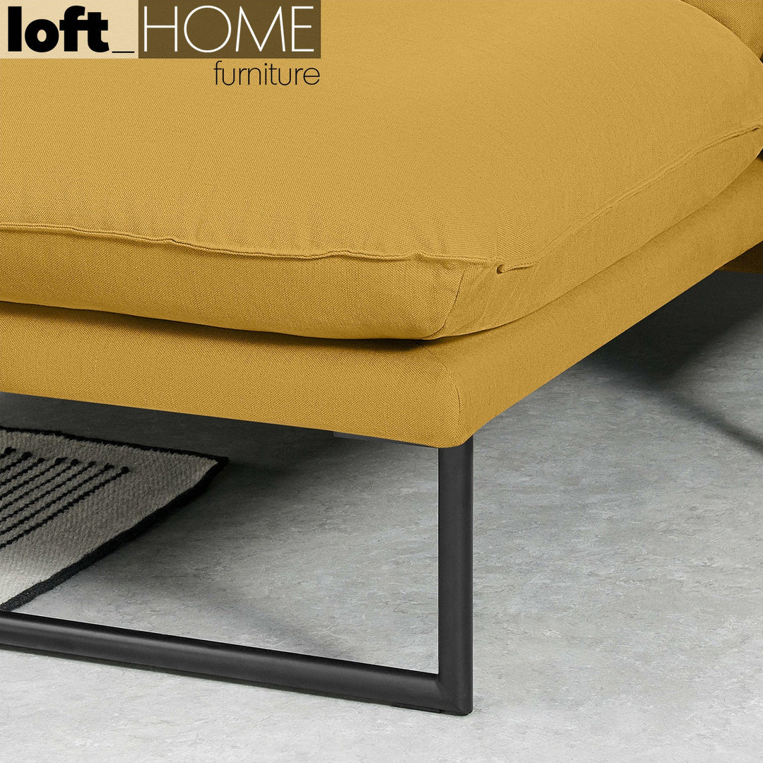 Modern Linen L Shape Sofa MALINI 3+L Detail 16