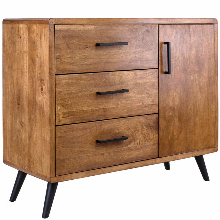 Vintage Rubber Wood Side Cabinet SERB Still Life